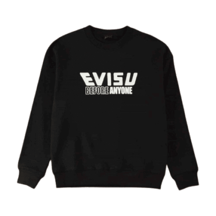 Evisu Before Anyone Black Sweatshirt