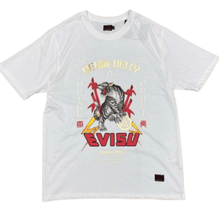 Evisu White Basic T Shirt